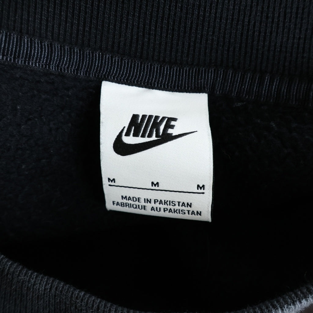 NIKE(ナイキ) ×STUSSY WASHED FLEECE CREWNECK ウォッシュド フリース クルーネックスウェットトレーナー ブラック DO5310-010