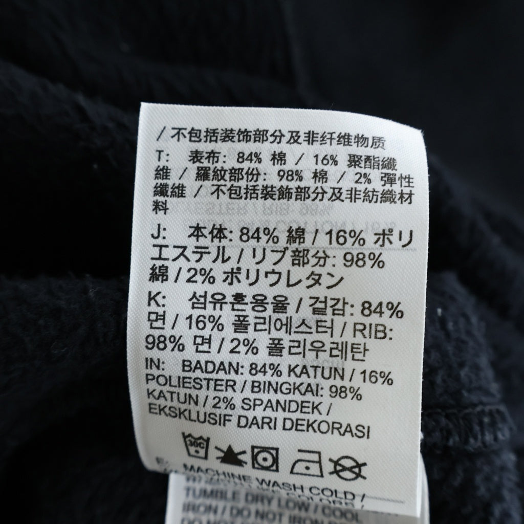 NIKE(ナイキ) ×STUSSY WASHED FLEECE CREWNECK ウォッシュド フリース クルーネックスウェットトレーナー ブラック DO5310-010