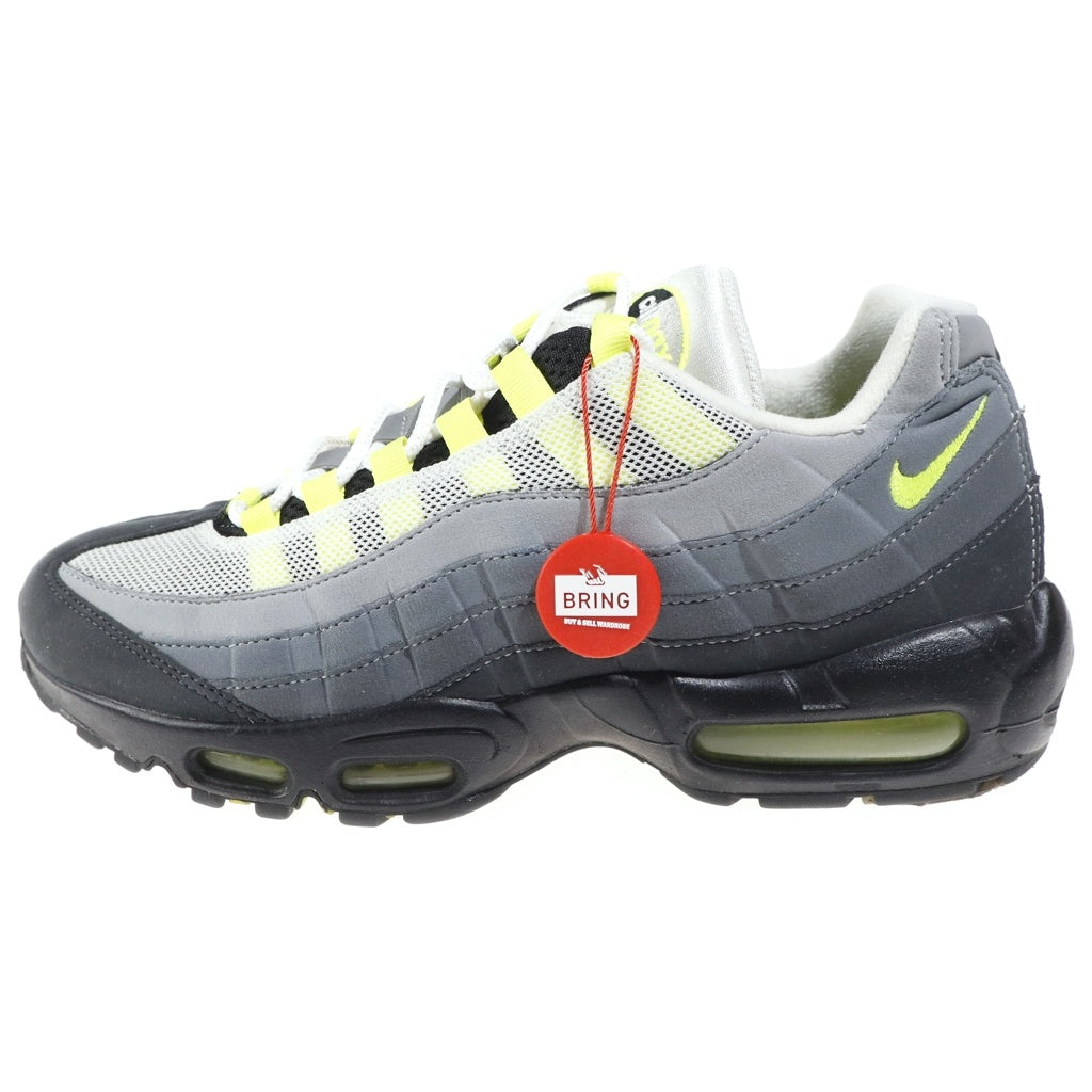NIKE(ナイキ) AIR MAX 95 OG NEON YELLOW エアマックス95 ネオンイエロー ローカットスニーカー グレー/イエロー US9.5/27.5cm CT1689-001