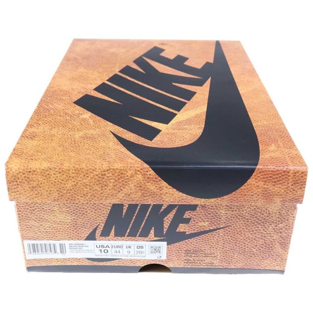 NIKE(ナイキ) AIR JORDAN 1 HIGH LOVE LETTER エアジョーダン1 ハイ OG ラブレター ハイカットスニーカー シューズ ブラウン/ホワイト US10/28cm DZ5485-201