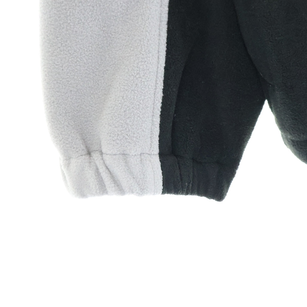 SAPEur(サプール) Half Zip Fleece Jacket ハーフジップ フリースジャケット ブラック/グレー