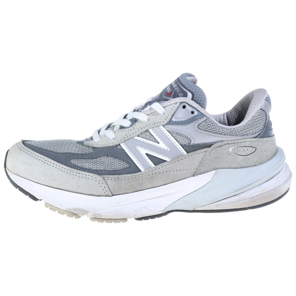 New Balance(ニューバランス) 990V6 メッシュ/スウェード ローカットスニーカー グレー US8/26cm M990GL6