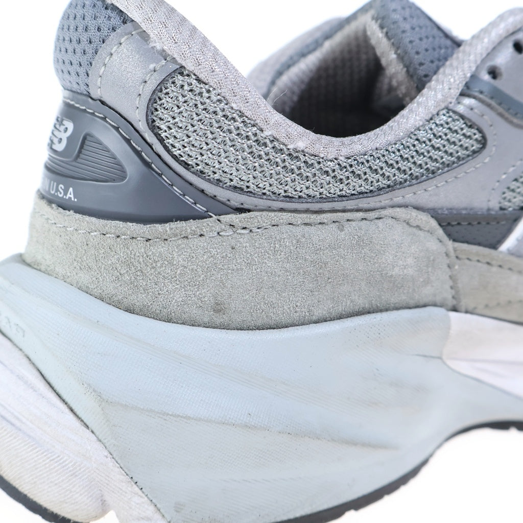 New Balance(ニューバランス) 990V6 メッシュ/スウェード ローカットスニーカー グレー US8/26cm M990GL6
