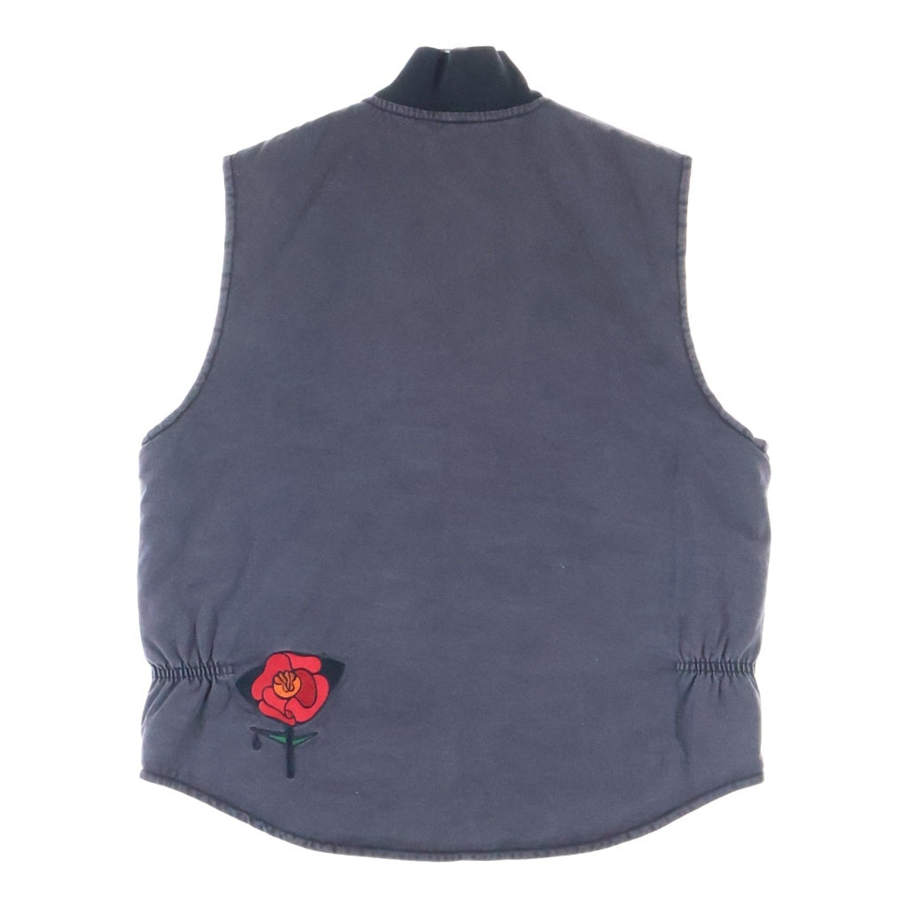 Children of the discordance(チルドレンオブザディスコーダンス) SASTR CTN VEST 刺繍 コットンワークベスト ブラック COTDVS-007