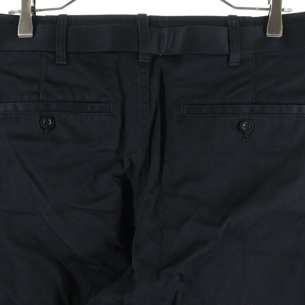 Sacai(サカイ) 26SS Cotton Chino Pants コットンチノパンツ ブラック 26-03909M