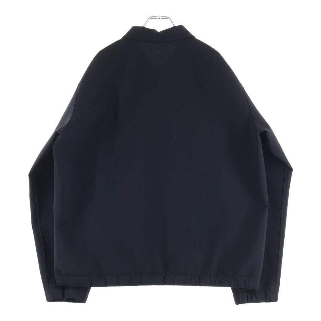 Sacai(サカイ) 24SS Suiting Bonding Pullover スーティング ボンディング プルオーバー ハーフジップ ブラック 24-03271M