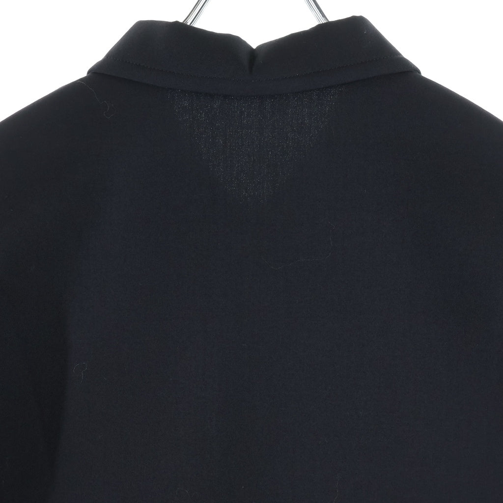 Sacai(サカイ) 24SS Suiting Bonding Pullover スーティング ボンディング プルオーバー ハーフジップ ブラック 24-03271M