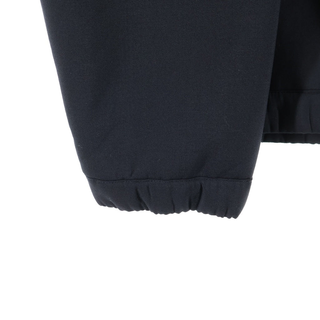 Sacai(サカイ) 24SS Suiting Bonding Pullover スーティング ボンディング プルオーバー ハーフジップ ブラック 24-03271M