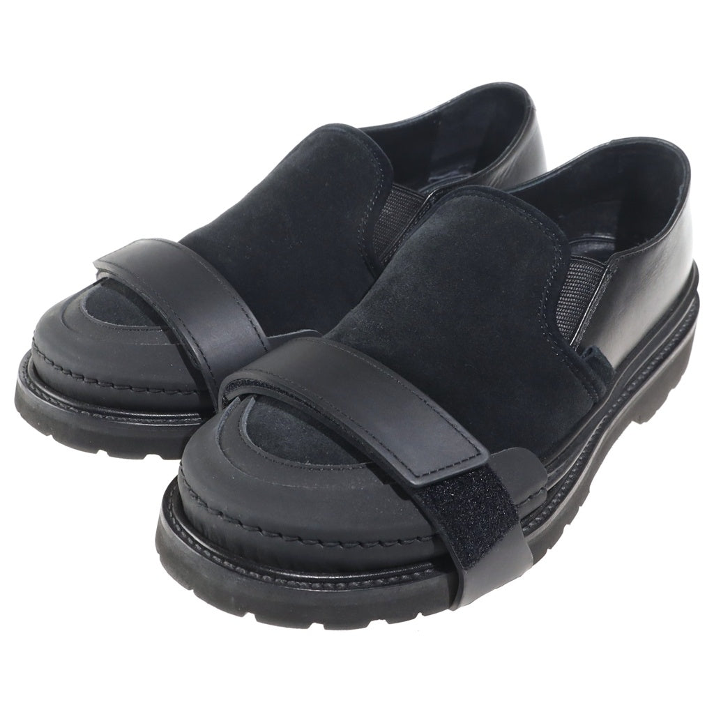 Sacai(サカイ) 25AW Dresscross Shoes ドレスクロスシューズ レザーシューズ ブラック 26-03996M