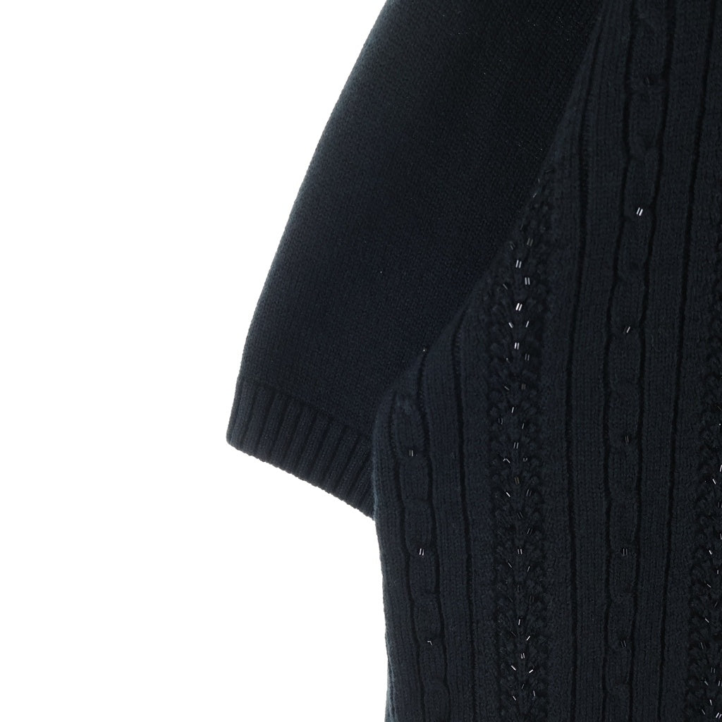 SUPREME(シュプリーム) 26SS Beaded Zip Polo ビーデッド ジップポロ ブラック