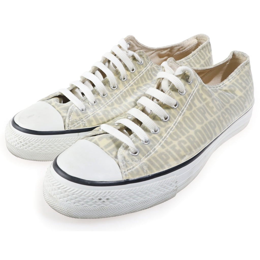 UNDERCOVER(アンダーカバー) GROUPIE ベロアローカットスニーカー シューズ ベージュ M670