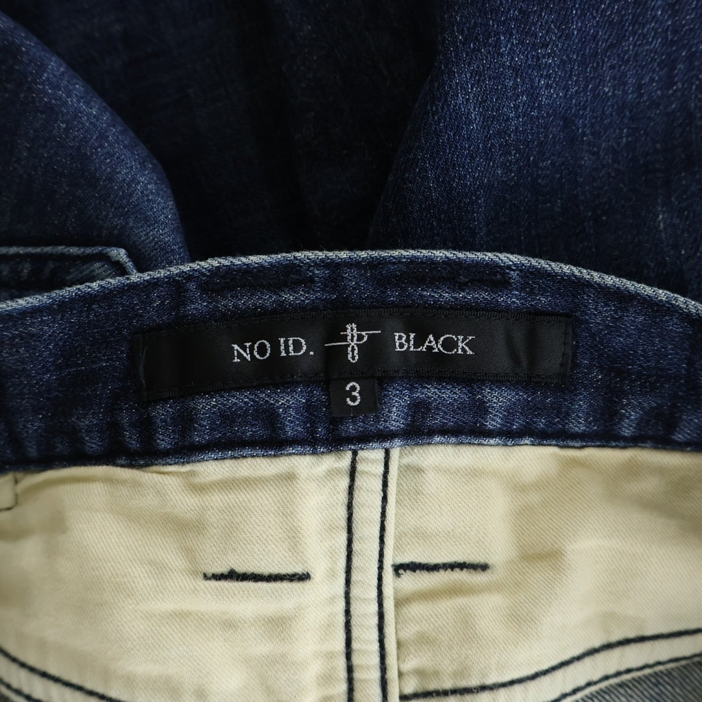 NO.ID(ノーアイディー) ×OVERDESIGN ダメージデニムパンツ スキニージーンズ インディゴ 440035-266P