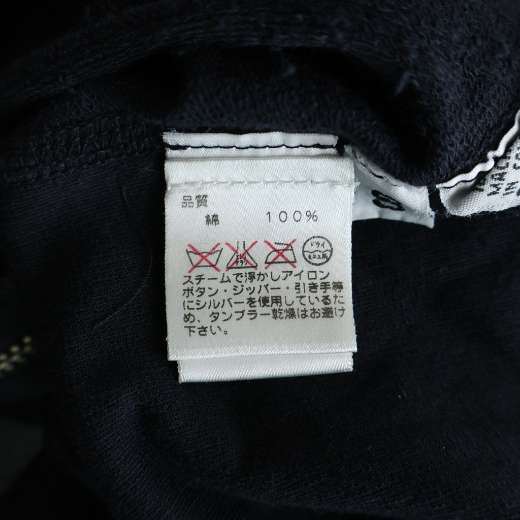 CHROME HEARTS(クロムハーツ) OLD SWTSHRT HD ZIP CHプラスプリントパーカー ブラック/ホワイト