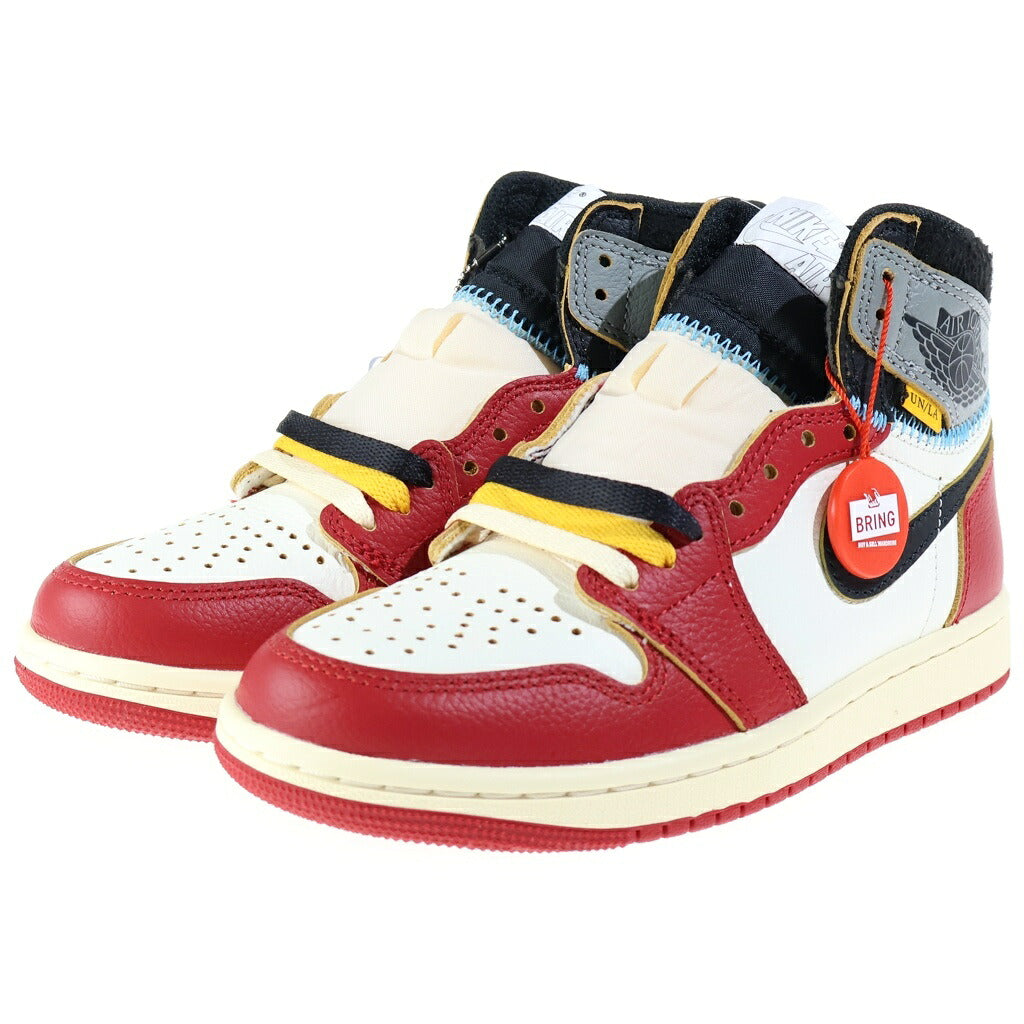 NIKE(ナイキ) ×UNION AIR JORDAN 1 RETRO HIGH OG CHICAGO SHADOW ユニオン エアジョーダン レトロ シカゴ シャドウ ハイカットスニーカー レッド/ホワイト US4/23cm HV8563-600