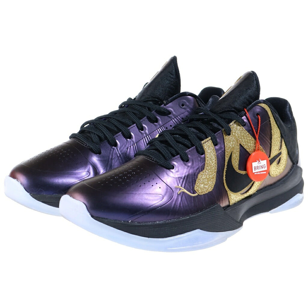 NIKE(ナイキ) KOBE 5 PROTRO Year of the Mamba Eggplant コービー5 プロトロ イヤーオブザマンバ エッグプラント ローカットスニーカー パープル/ゴールド US9.5/27.5cm IB4481-500