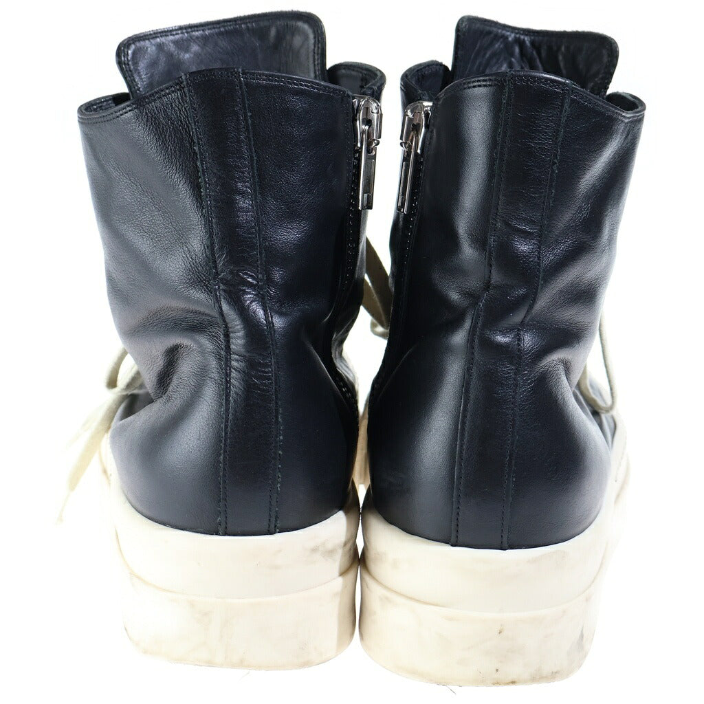 Rick Owens(リックオウエンス) MEGA BUMPER SNEAKS メガバンパー スニーカーズ ハイカットスニーカー ブラック/ホワイト