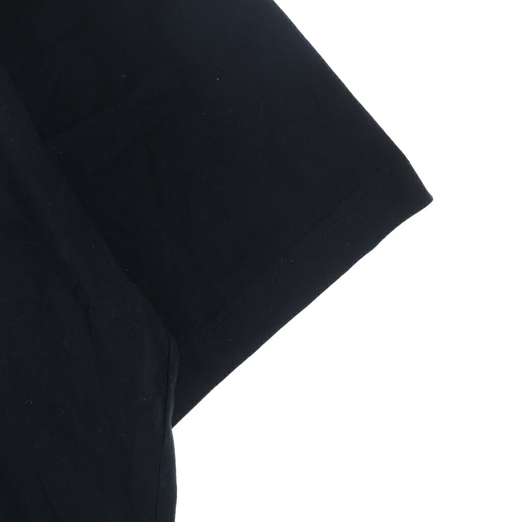 VETEMENTS(ヴェトモン) 21AW ダブルバッジ グラフィック プリント 半袖Tシャツ カットソー ブラック UA52TR480B