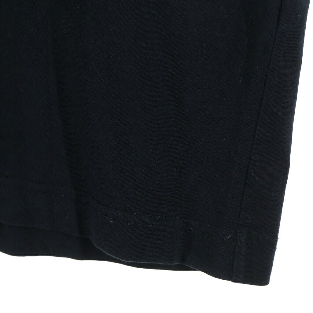 VETEMENTS(ヴェトモン) 21AW ダブルバッジ グラフィック プリント 半袖Tシャツ カットソー ブラック UA52TR480B