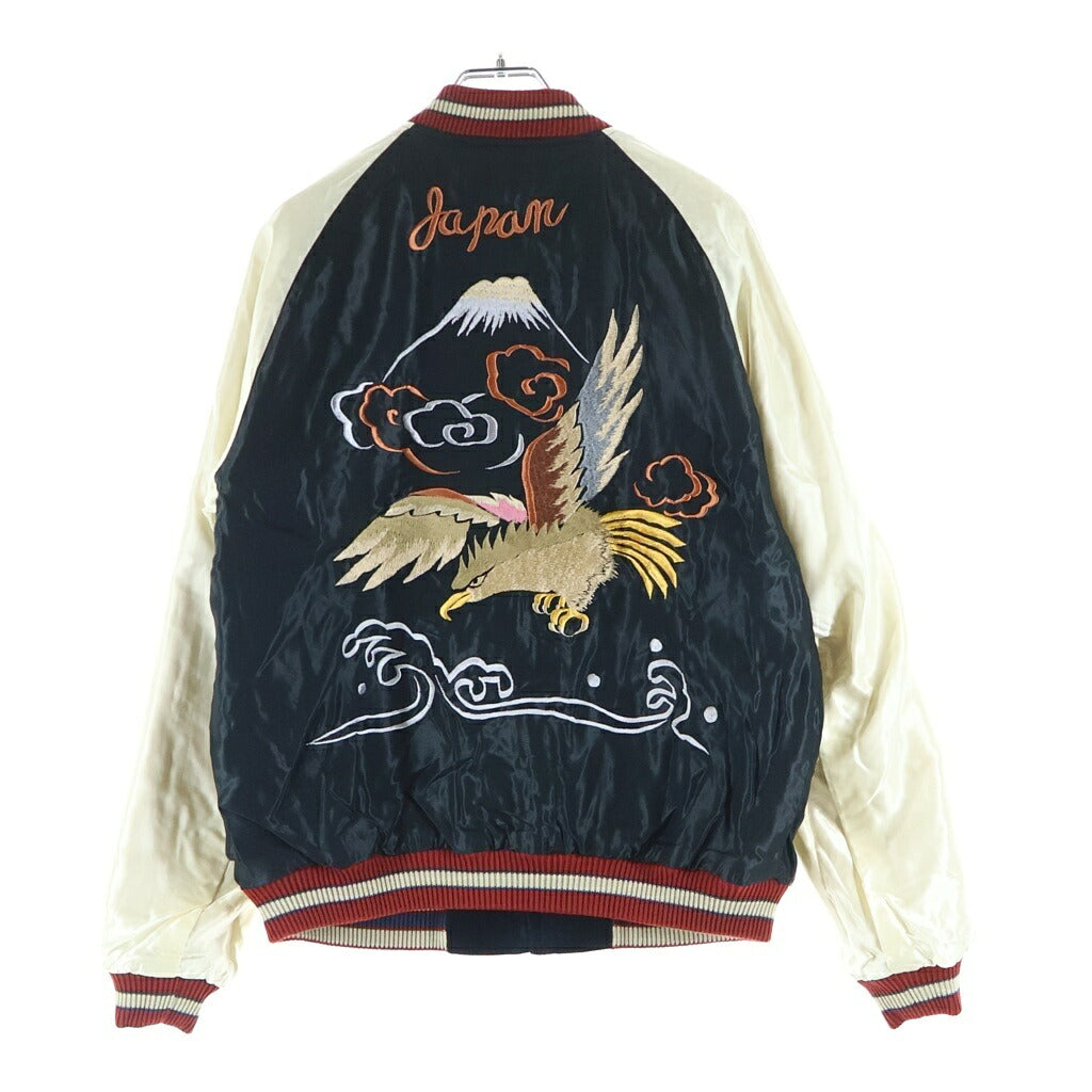 TAILOR TOYO(テーラー東洋) テーラートウヨウ Mid 1950s Style Velveteen × Acetate Souvenir Jacket DRAGON×EAGLE リバーシブル スーベニアジャケット スカジャン ブラック/ホワイト TT15795-128