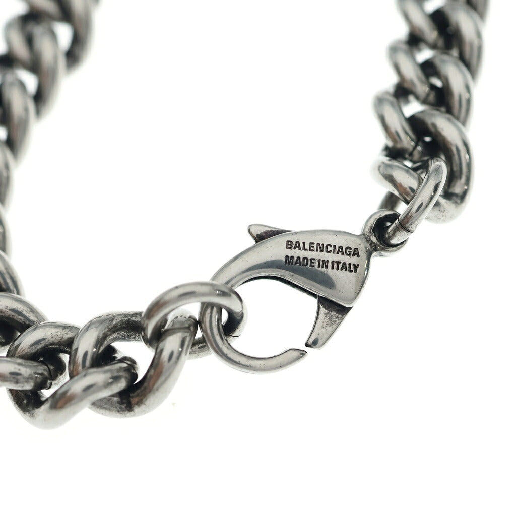 BALENCIAGA(バレンシアガ) BB ICON THIN BRACELET BBアイコン ブレスレット シルバー