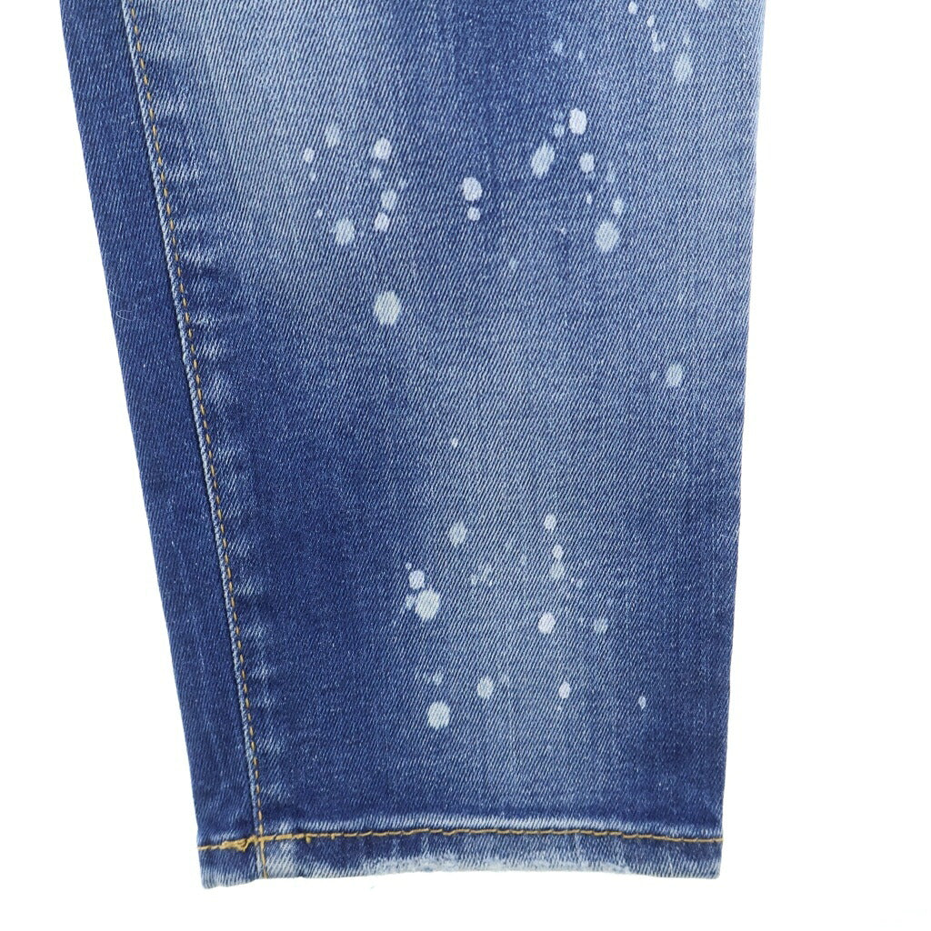DSQUARED2(ディースクエアード) ボタンフライ スキニーデニム パンツ インディゴ S74LB1061