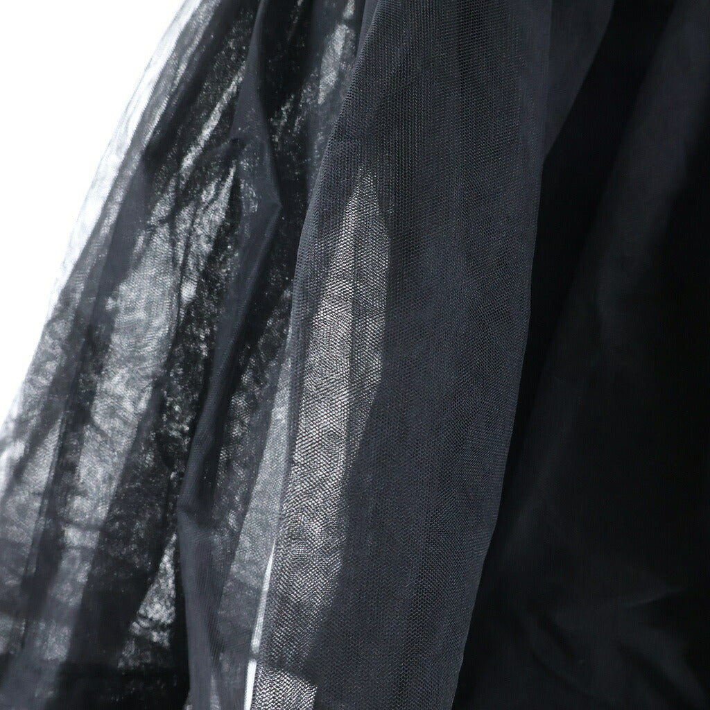NO BRAND(ノーブランド) CYGNE【シーニョ】 チュール ロング ワンピース ドレス レディース ブラック CY2411-06-013