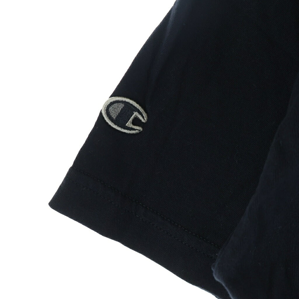 Rick Owens(リックオウエンス) ×Champion チャンピオン 半袖Tシャツ カットソー ブラック CM01E1675-CHJG