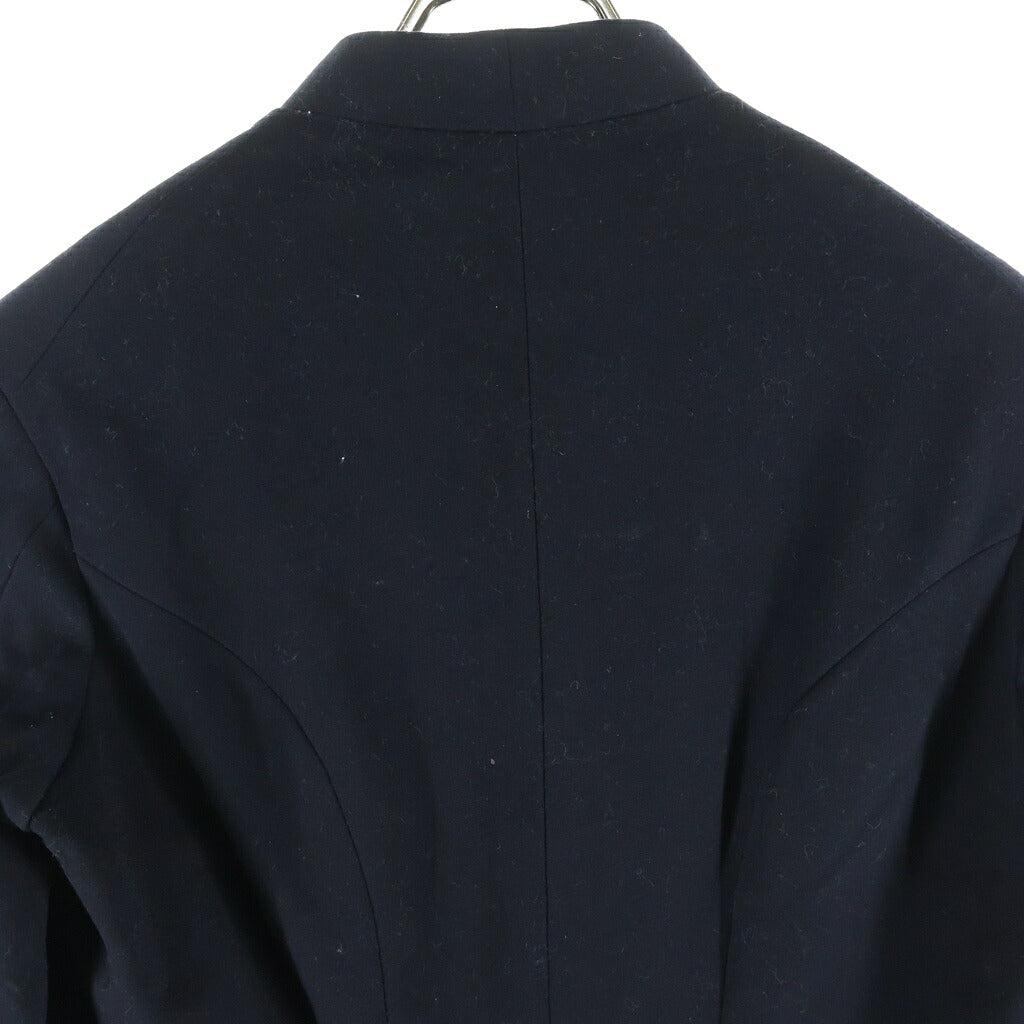NO BRAND(ノーブランド) 【THE HENDERSONAMES CO.】 ヘンダーソン・エイムズ ボタンフライ ロングコート ブラック