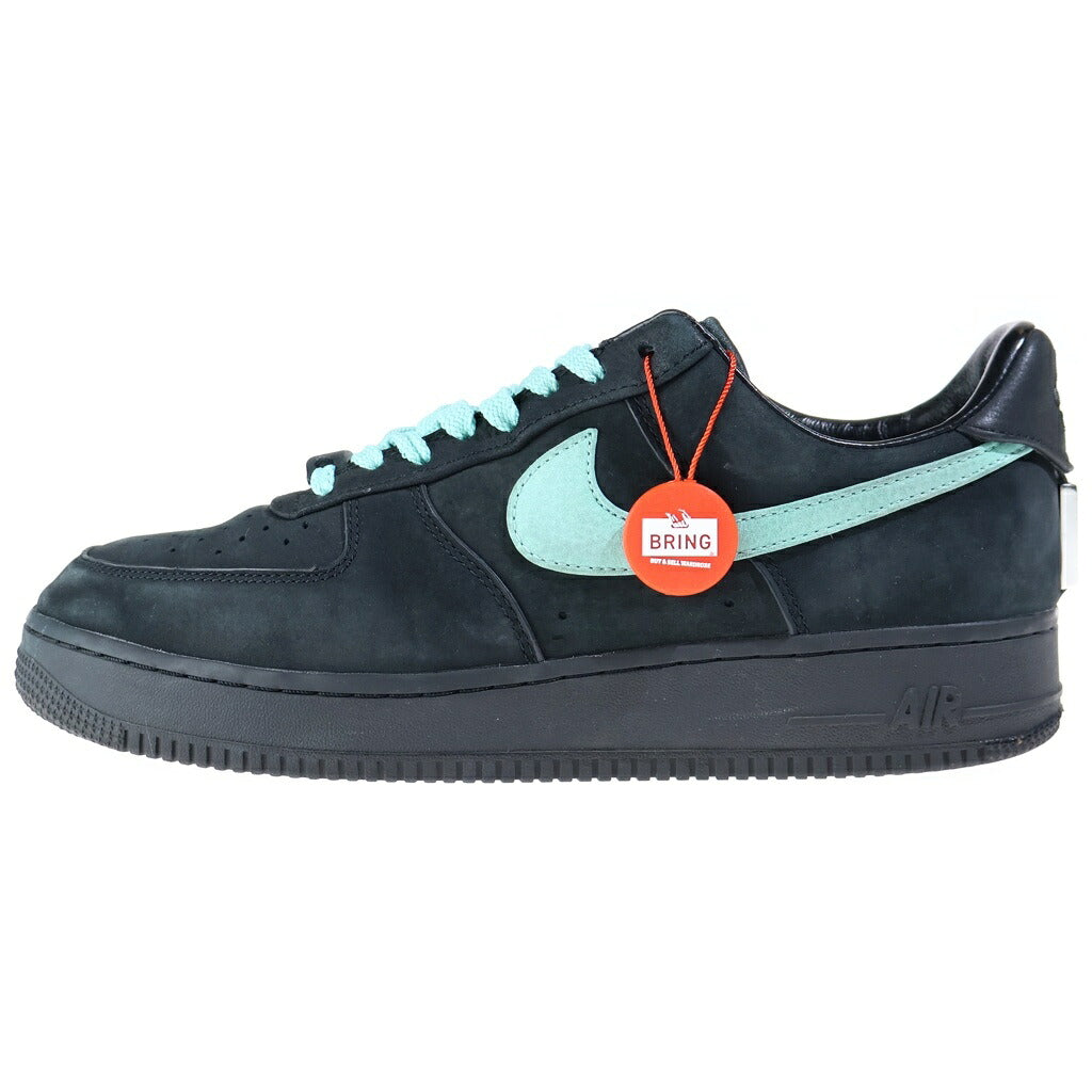 NIKE(ナイキ) ×TIFFANY&CO AIR FORCE 1 LOW 1837 BLACK DZ1382-001 ティファニー エアフォース1 ローカットスニーカー ブラック US10.5/28.5cm