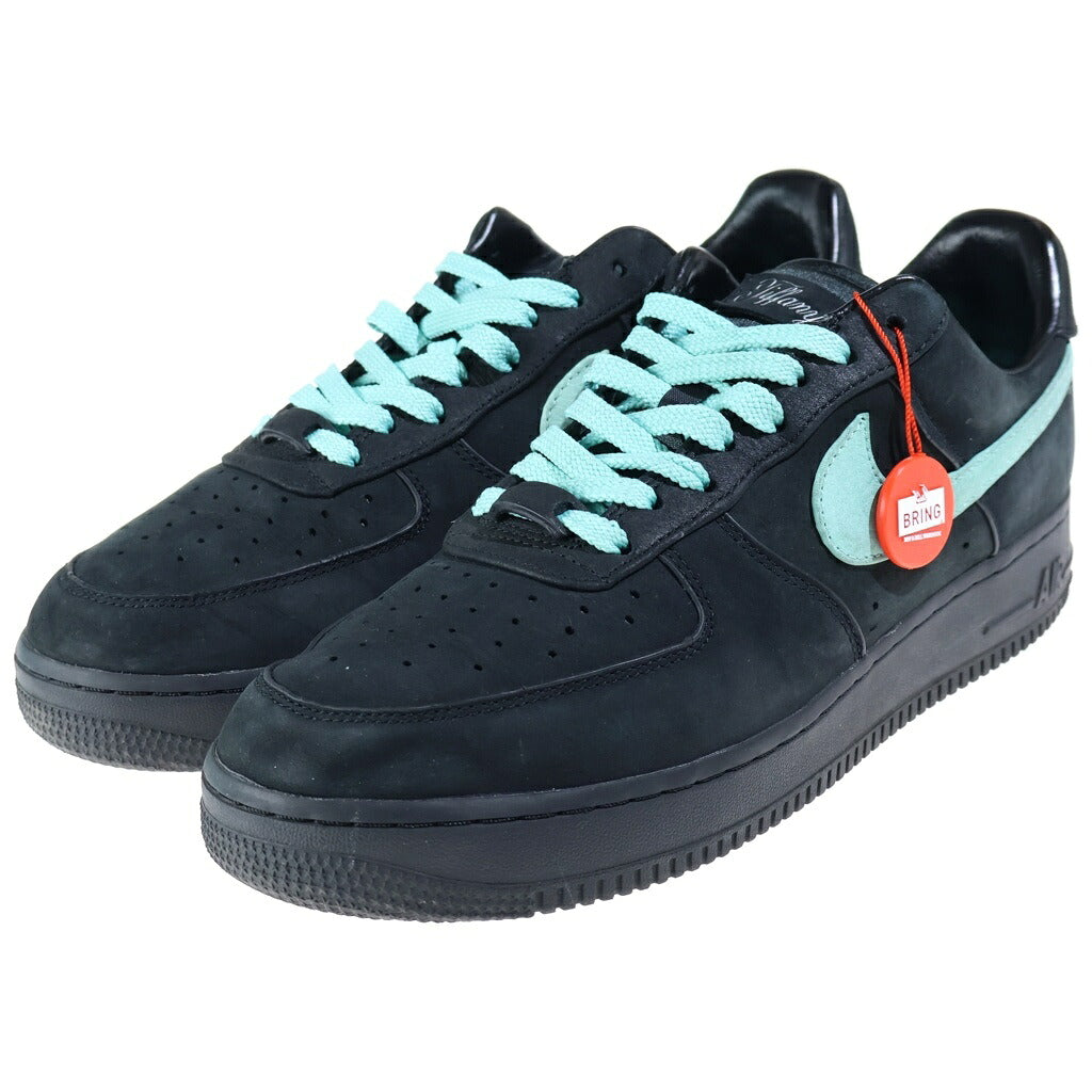 NIKE(ナイキ) ×TIFFANY&CO AIR FORCE 1 LOW 1837 BLACK DZ1382-001 ティファニー エアフォース1 ローカットスニーカー ブラック US10.5/28.5cm