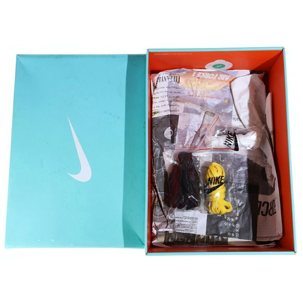 NIKE(ナイキ) ×TIFFANY&CO AIR FORCE 1 LOW 1837 BLACK DZ1382-001 ティファニー エアフォース1 ローカットスニーカー ブラック US10.5/28.5cm