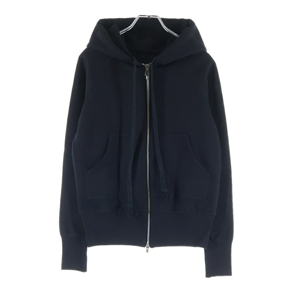 CHROME HEARTS(クロムハーツ) クロスパッチ ダブルジップアップ フーディーパーカー ブラック