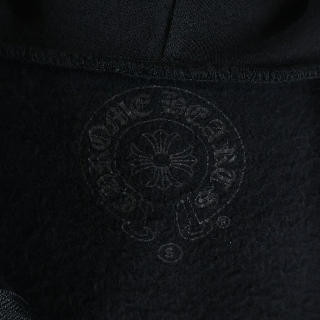 CHROME HEARTS(クロムハーツ) クロスパッチ ダブルジップアップ フーディーパーカー ブラック