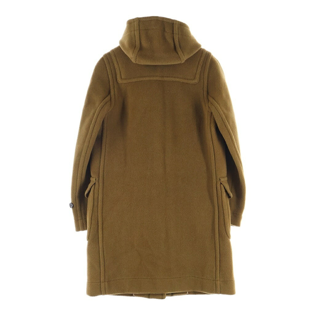 NO BRAND(ノーブランド) 【INVERTERE】 インバーディア ウール フーディー ダッフルロングコート イングランド製 ブラウン 14-020-410-0094-3-0