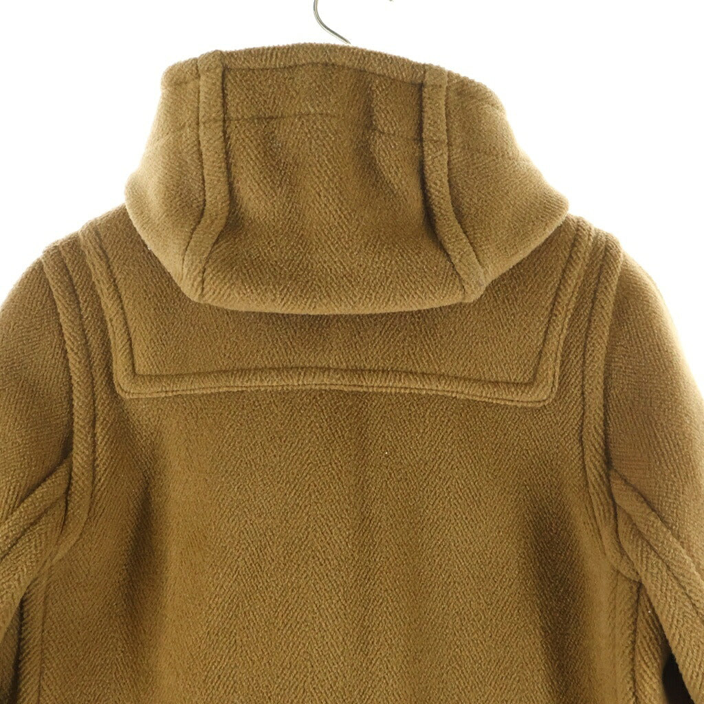 NO BRAND(ノーブランド) 【INVERTERE】 インバーディア ウール フーディー ダッフルロングコート イングランド製 ブラウン 14-020-410-0094-3-0