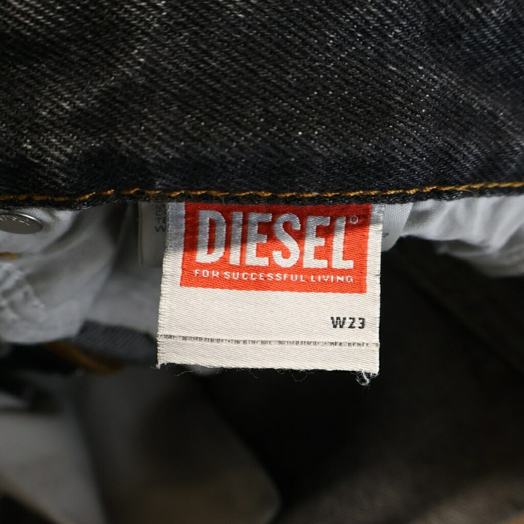 DIESEL(ディーゼル) 1996 D-SIRE ダメージストレートデニム ブラック レディース A06926 007F6