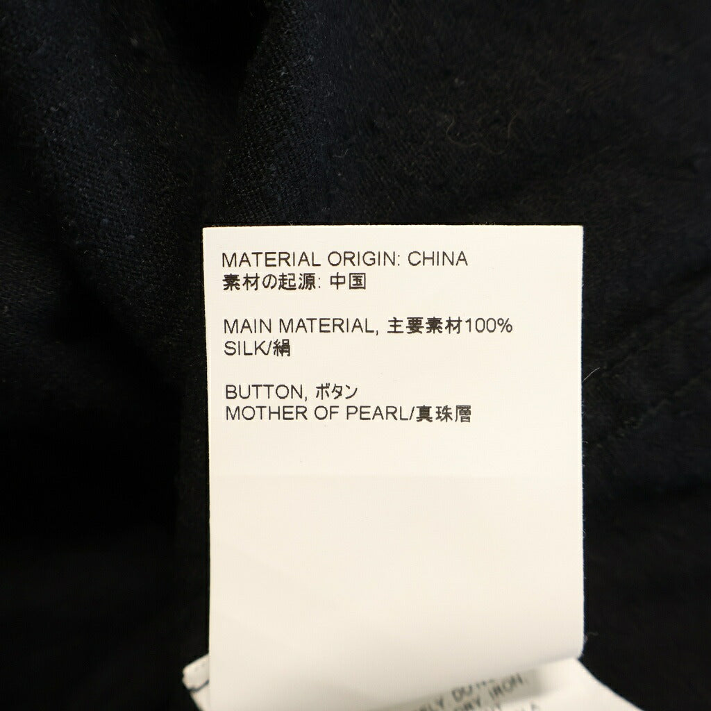OUR LEGACY(アワーレガシー) CLASSIC SHIRT BLACK SILK COCSBS クラシック シルクシャツ ブラック