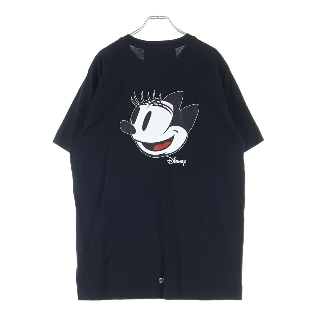GIVENCHY(ジバンシィ) ×Disney Oswald Flowers オズワルド フラワー クルーネック半袖Tシャツ カットソー ブラック BW709Y3YB2