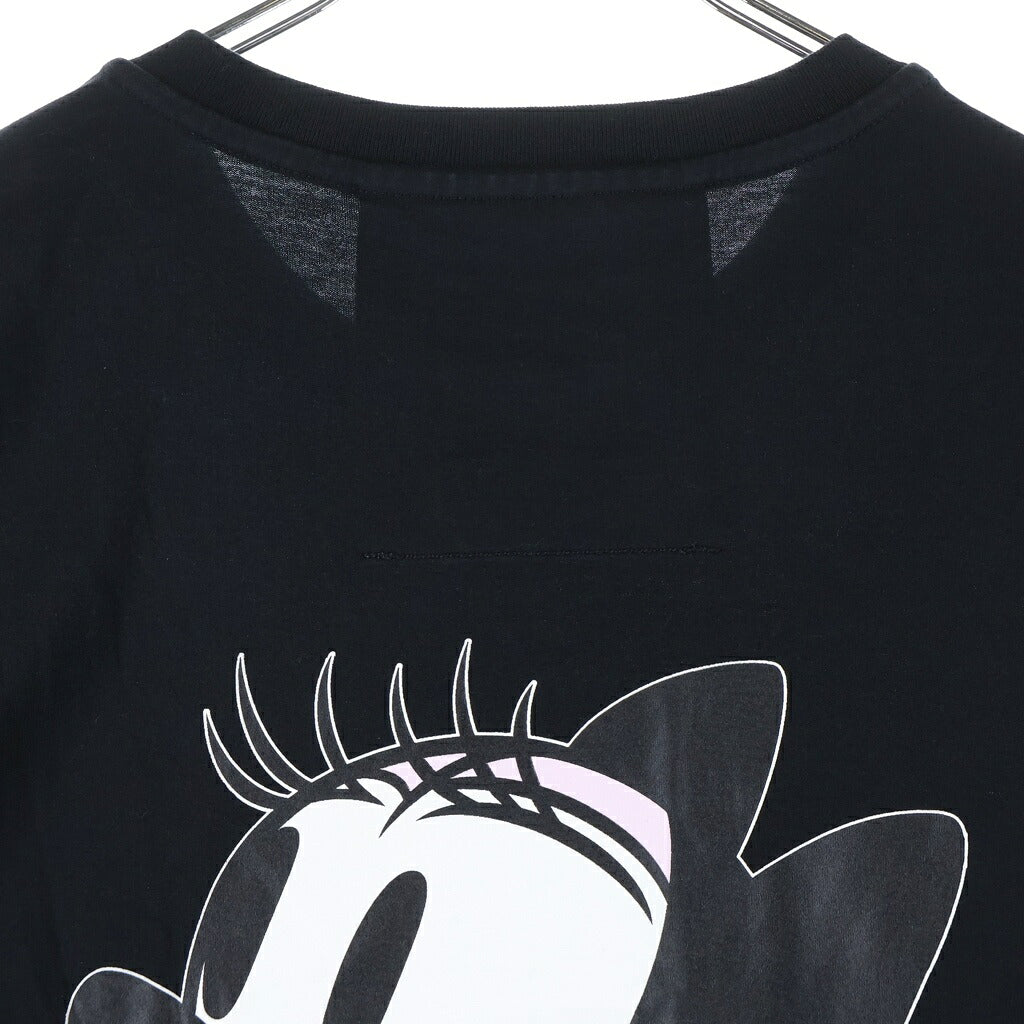 GIVENCHY(ジバンシィ) ×Disney Oswald Flowers オズワルド フラワー クルーネック半袖Tシャツ カットソー ブラック BW709Y3YB2