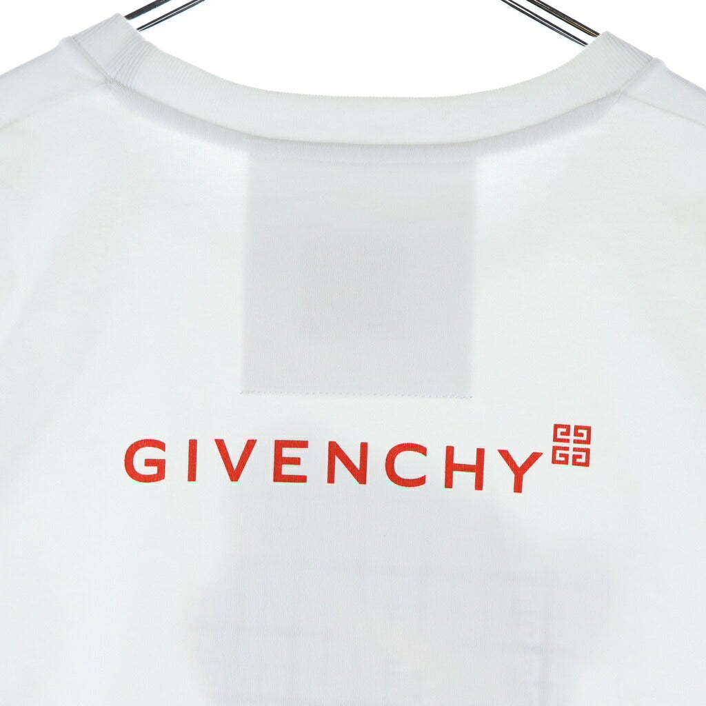 GIVENCHY(ジバンシィ) ×UNDERCOVER GINZA SIX 銀座シックス限定 ベアプリント クルーネック半袖Tシャツ カットソーホワイト BM71JB3YMF