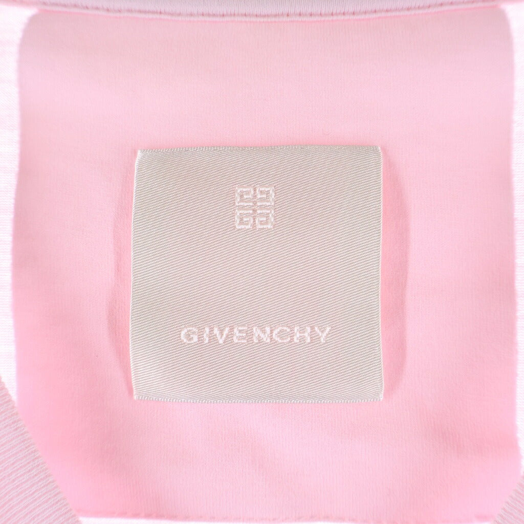 GIVENCHY(ジバンシィ) ×Disney 101Dalmatians 101ダルメシアンプリント クルーネック半袖Tシャツ カットソー ピンク BW707Z3ZAN