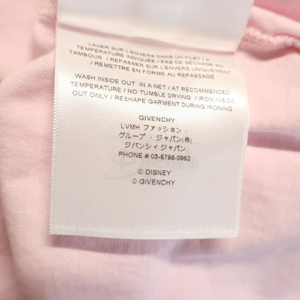 GIVENCHY(ジバンシィ) ×Disney 101Dalmatians 101ダルメシアンプリント クルーネック半袖Tシャツ カットソー ピンク BW707Z3ZAN