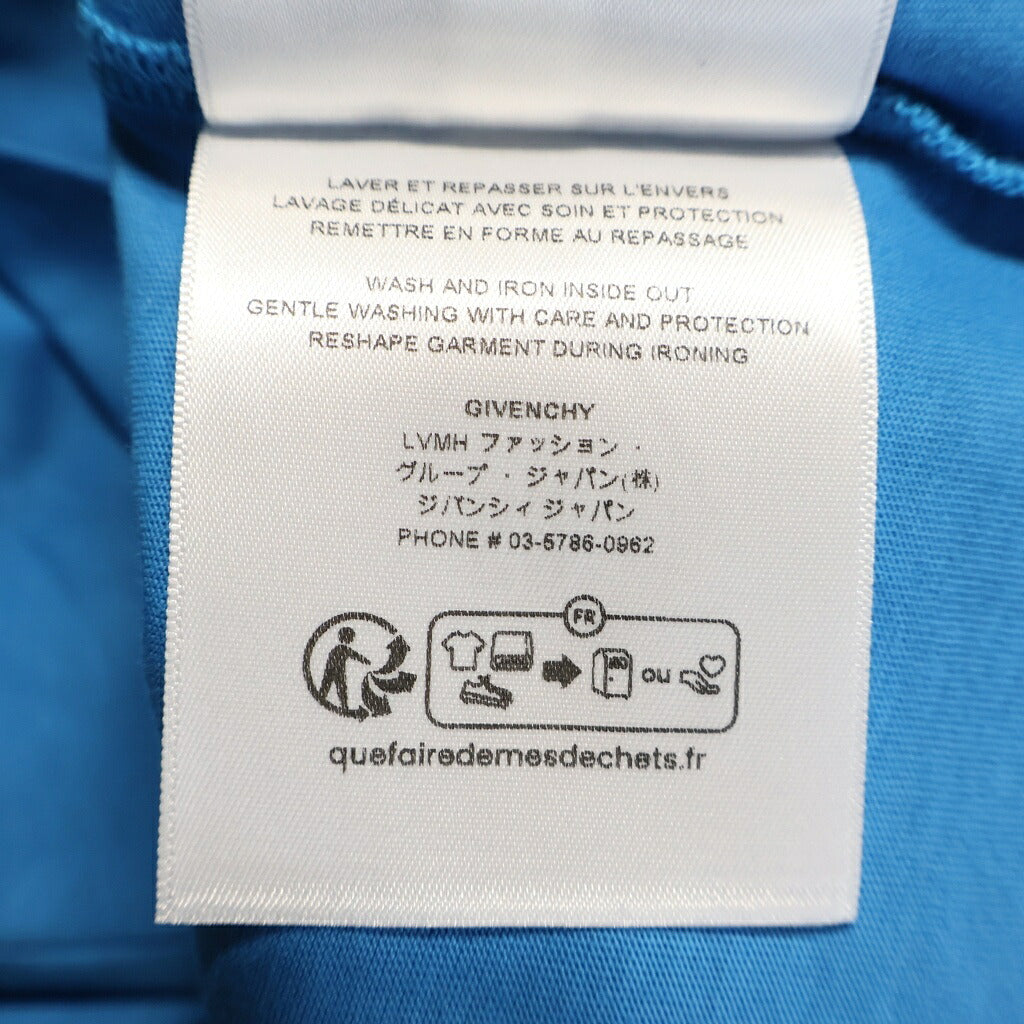 GIVENCHY(ジバンシィ) 両面プリント クルーネック半袖Tシャツ カットソー ブルー BM716R3YEV