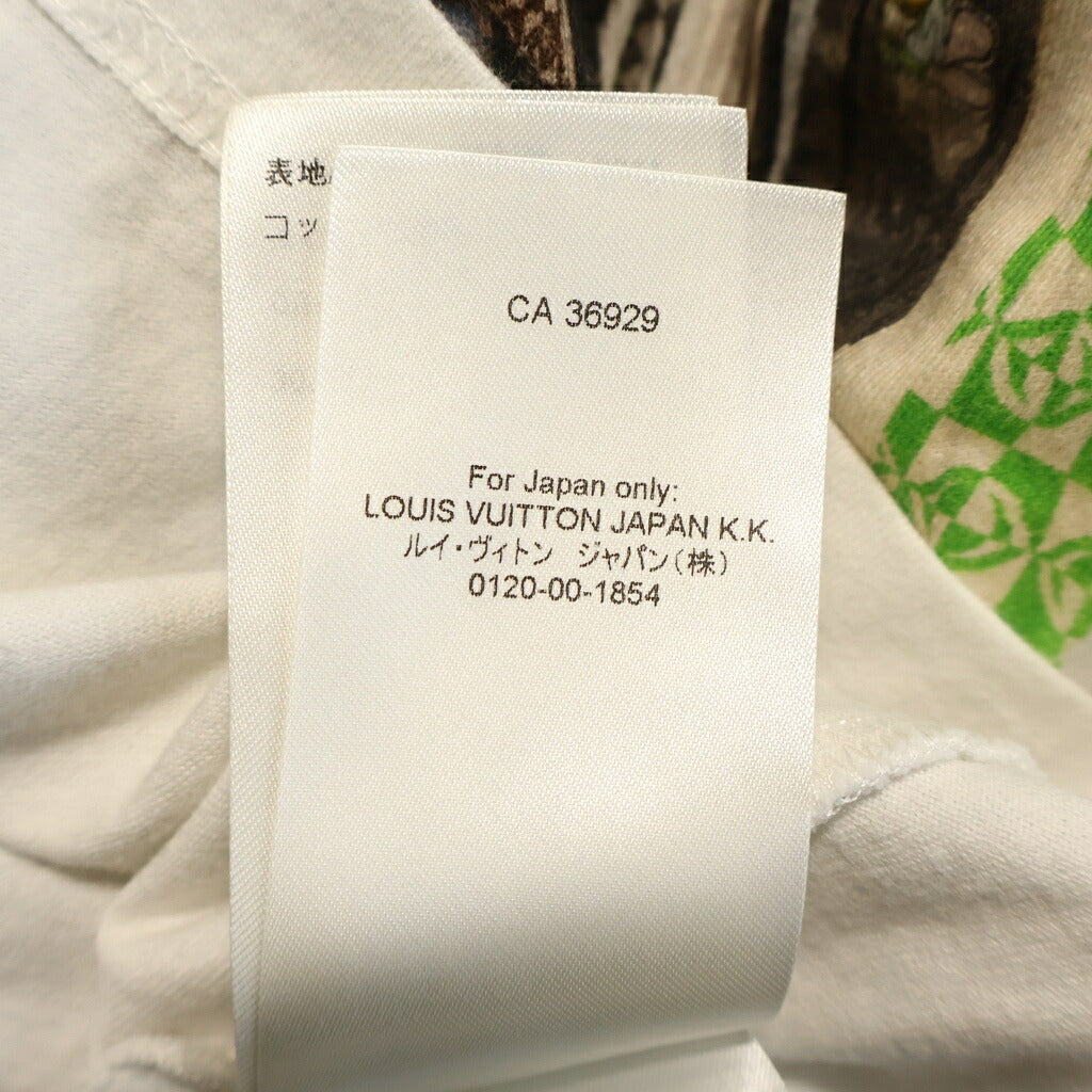 LOUIS VUITTON(ルイヴィトン) 23AW プリンテッドコットンクルーネック半袖Tシャツ ホワイト 1ABY3Z/RM232 NPG HPY80W