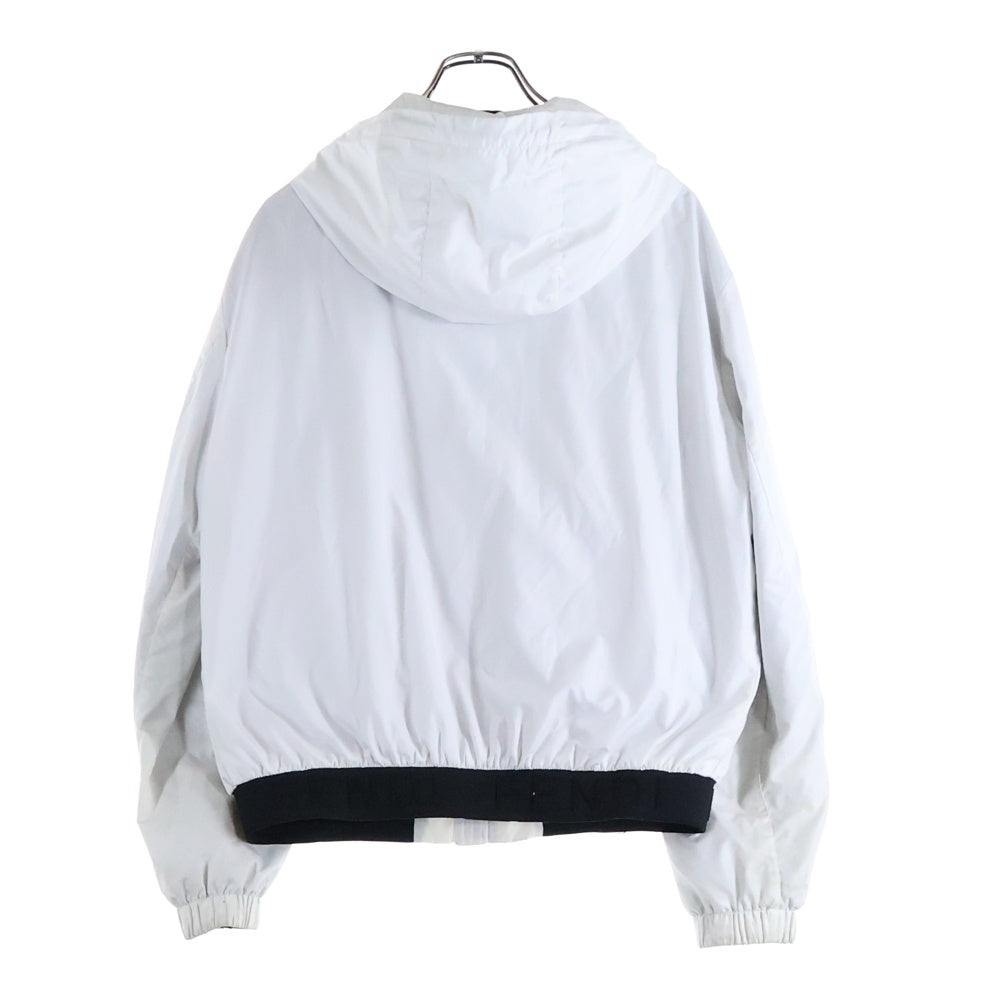 FENDI(フェンディ) フーデッドナイロンブルゾン ウィンドブレーカー ジャケット ホワイト FAA718
