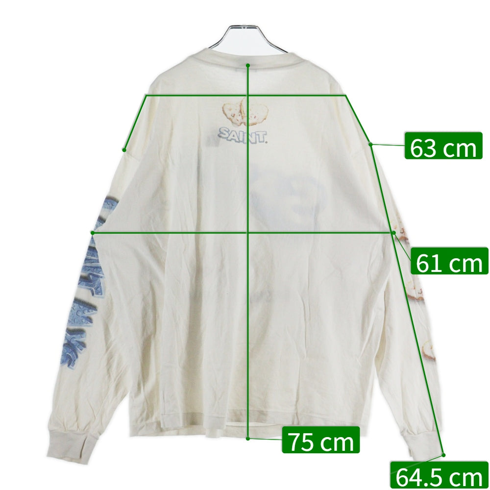 SAINT MICHAEL(セントマイケル) 24AW ×Shermer ACADEMY LS TEE HEART