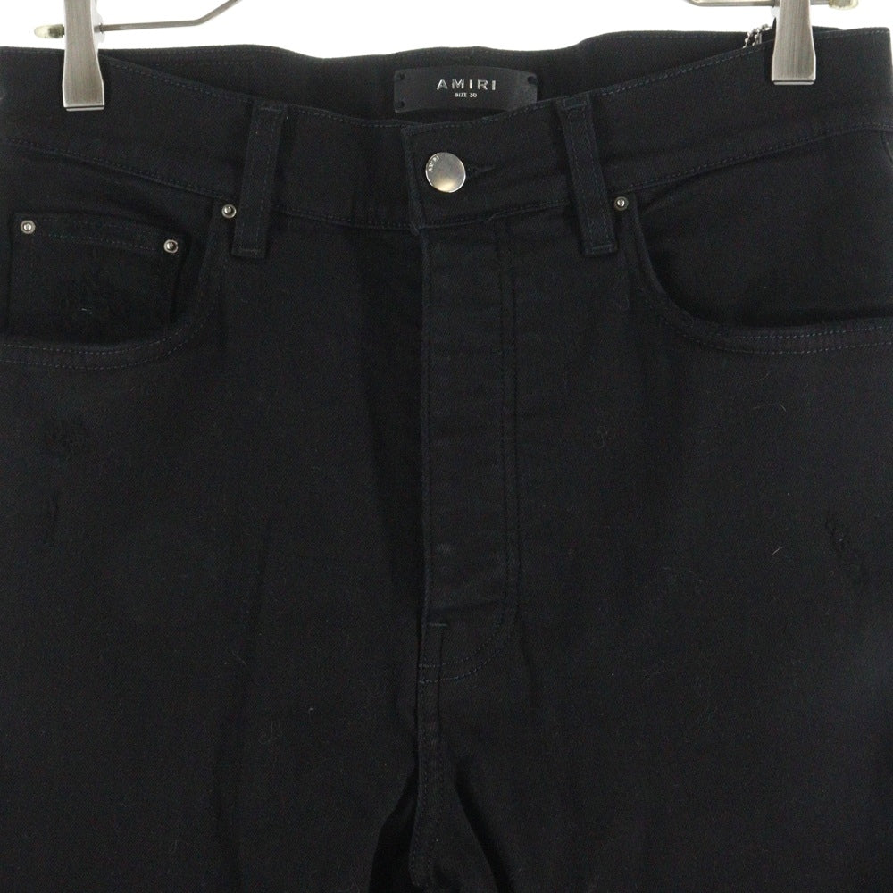 AMIRI(アミリ) FW23 STACK KICK FLARE JEAN CLAY PXMDF001 018 スタックキック フレアデニムパンツ ブラック