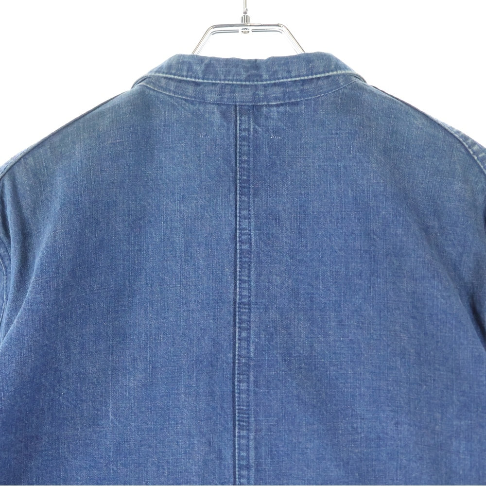 BEARDSLEY(ビアズリー) デニム アトリエコート インディゴ BA13A0075040100