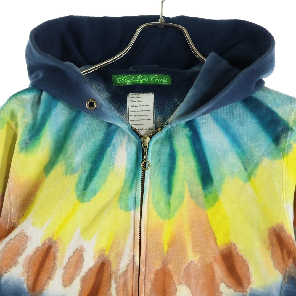 HIGH LIGHT CAVALET ハイライトキャバレー ジップアップ フーディープルオーバーパー マルチ