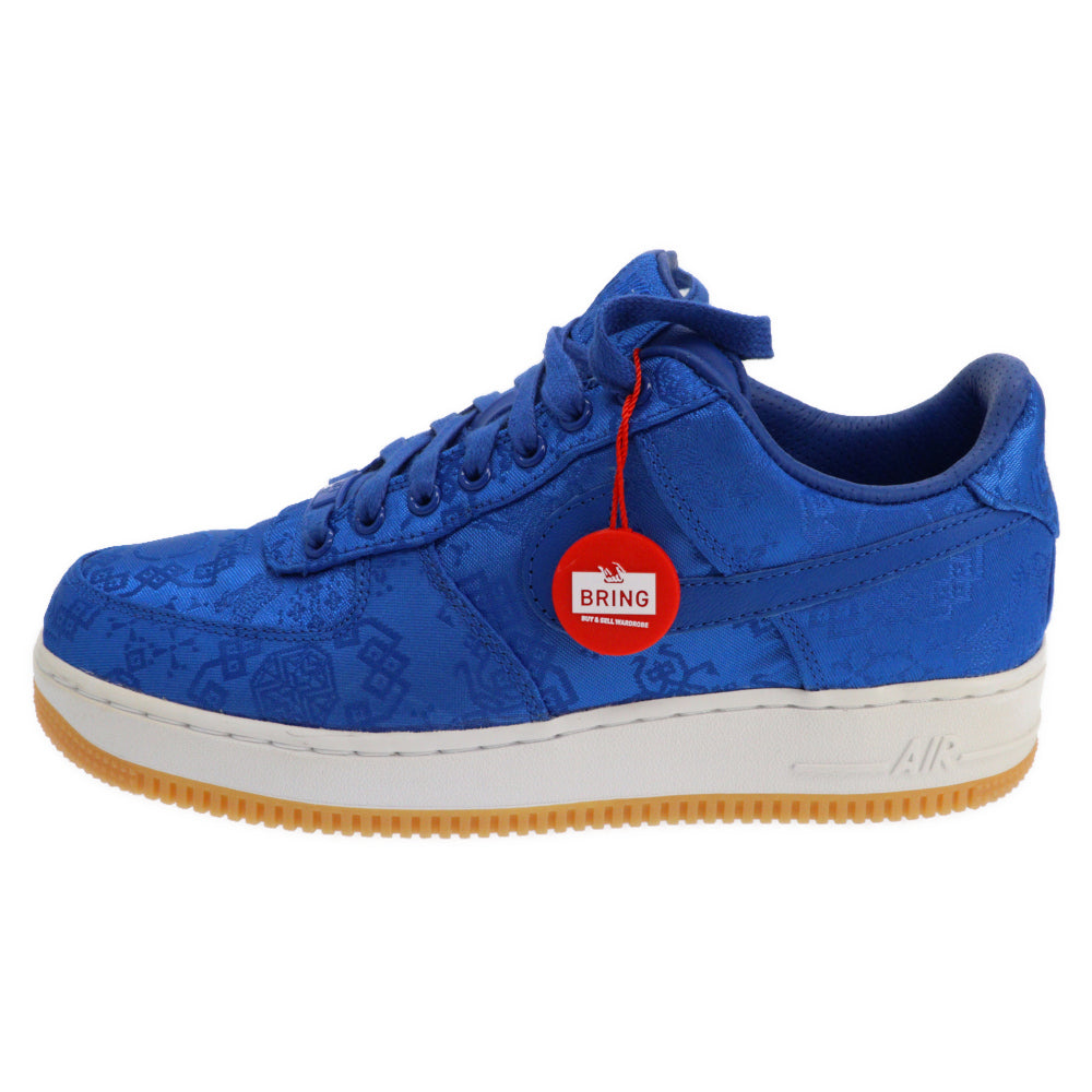NIKE(ナイキ) AIR FORCE 1 PRM / CLOT CJ5290-400 エアフォース1 プレミアム クロット ローカットスニーカー シューズ ブルー US8/26cm